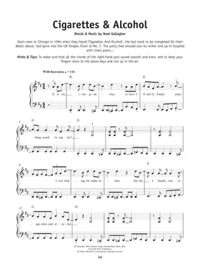 cigarettes and alcohol tab Cigarettes And Alcohol Electric Guitar Sheet Music by Oasis Cigarettes and Alcohol guitar pro