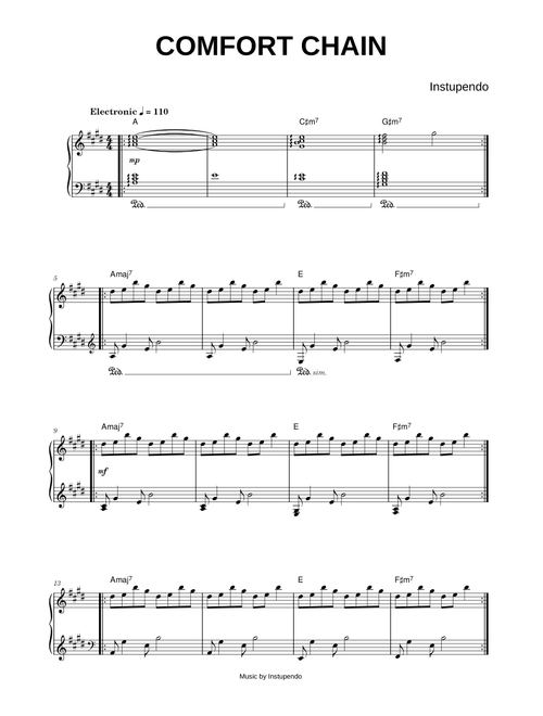 Comfort Chain - Instupendo (Piano)