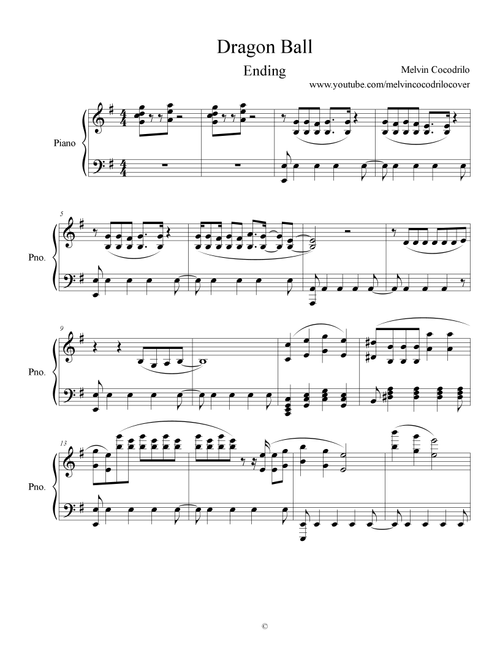 Dragon Ball Z (Arr. MelvinCocodrilo) - Shunsuke Kikuchi (Piano Solo)