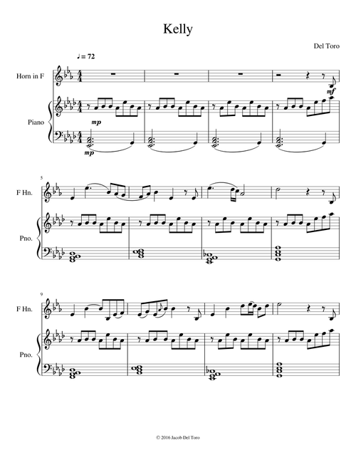 Solo for French Horn and Piano