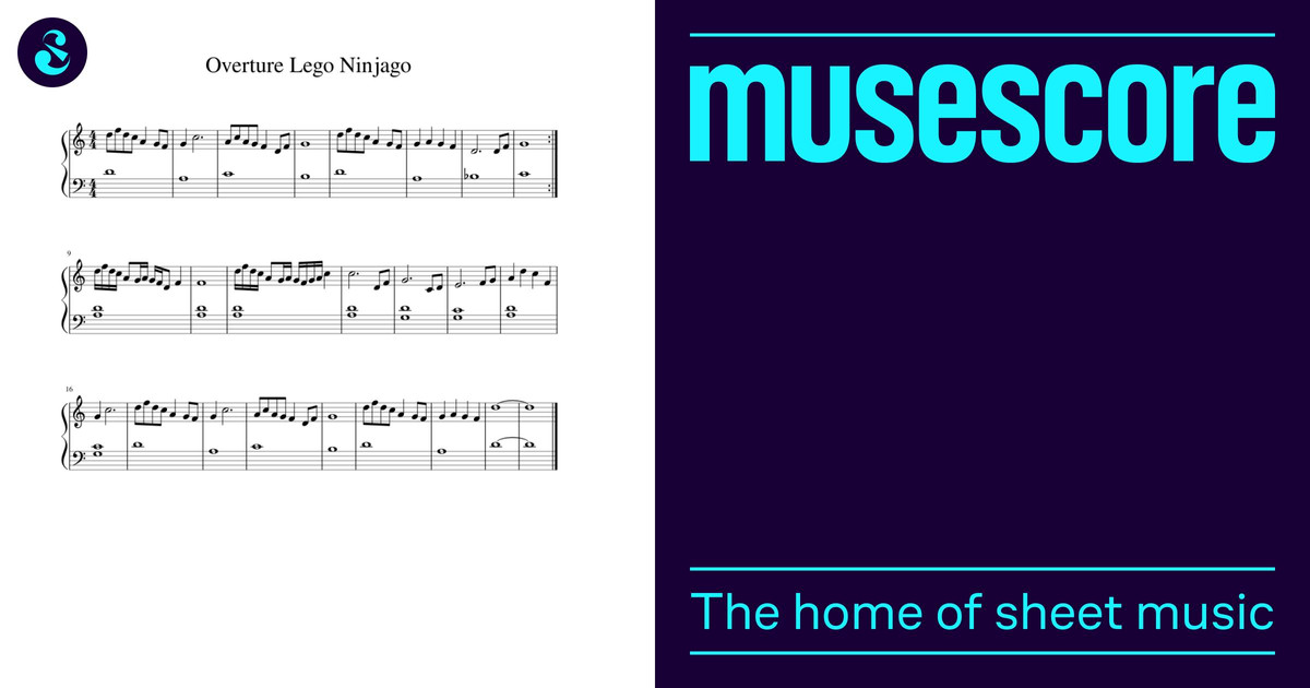 楽譜まとめ The Pirate Whip for Solo Piano - The Fold (Ninjago) Sheet Music