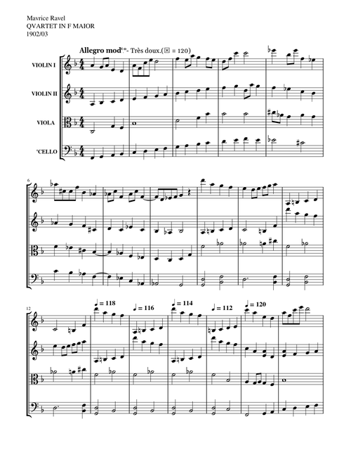 String Quartet in F (Ravel)