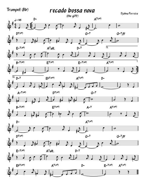 Recado bossa nova – Djalma Ferreira recado_bossa_nova