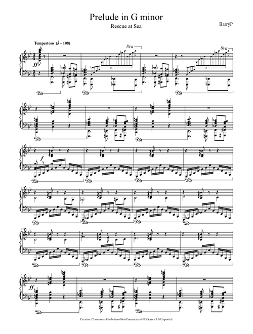 Prelude in G minor - Rescue at Sea