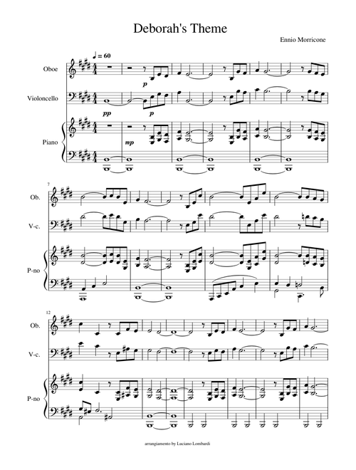 Deborah's Theme (Once Upon a Time in America) – Ennio Morricone