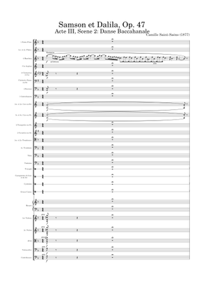 Samson et Dalila, Op. 47: Danse Bacchanale – Camille Saint-Saëns