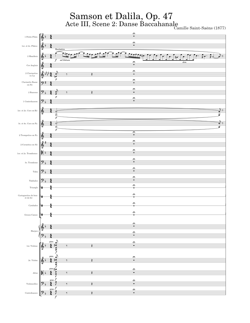 アート・デザイン・音楽 Danse Bacchanale from Samson et Dalila Let Yourself Be Seduced by Saint-Saëns's 'Bacchanale from