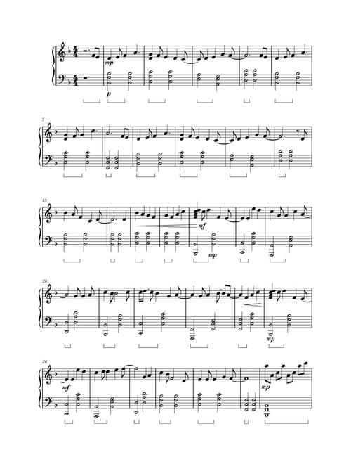 3107-2 | DuongG x NÂU x W/N | Piano Sheet