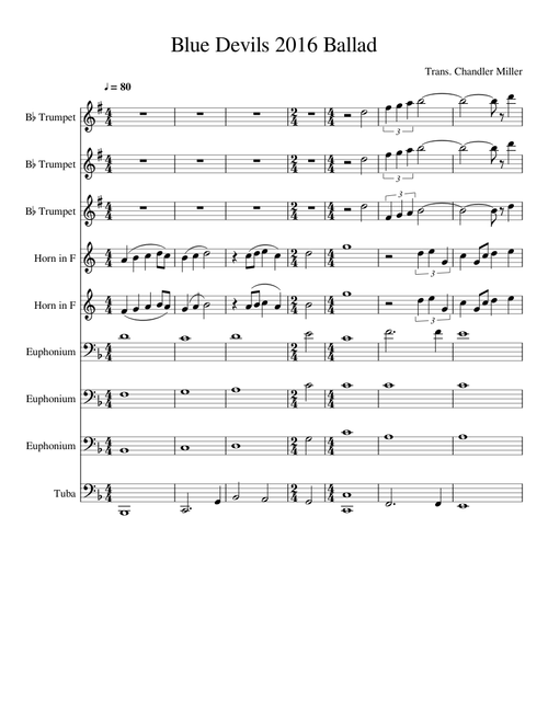 Blue Devils Ballad 2016
