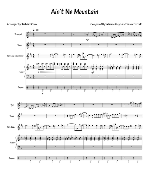 Aint no mountain high enough – Matt Johnson