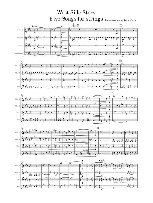 West side story – Leonard Bernstein for strings