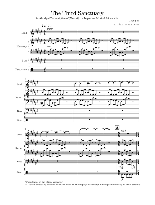 The Third Sanctuary-Deltarune (Toby Fox)