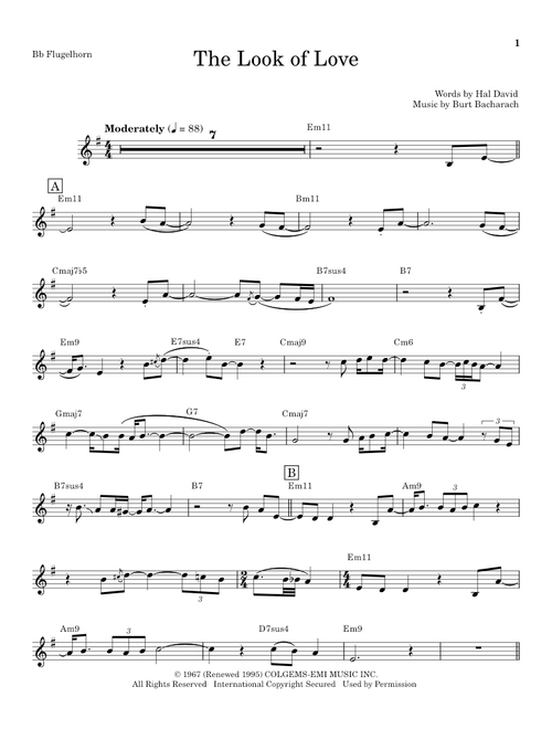 The Look Of Love - Chris Botti (Trumpet Transcription)