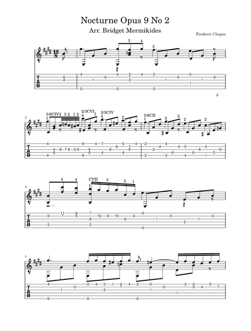 Nocturne Opus 9 No. 2 in E♭ Major – Frédéric Chopin