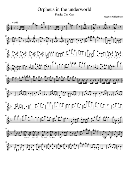 Orpheus in the underworld - Finale: Can-Can