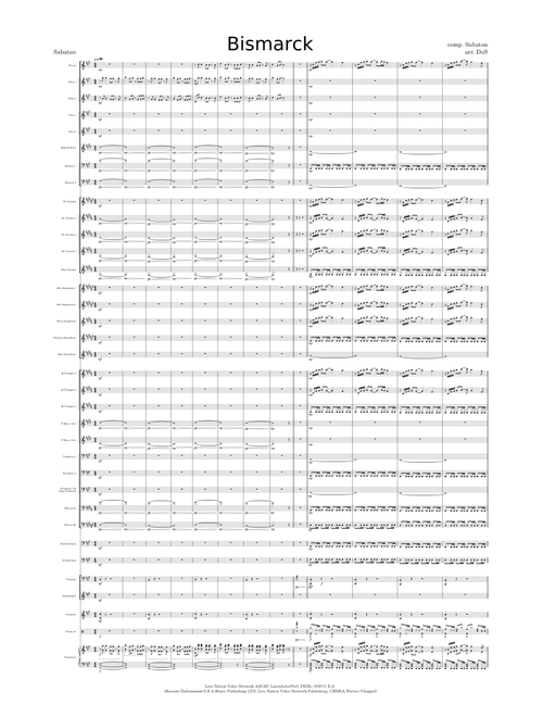 Bismarck – Orchestral Arrangement