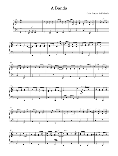 A Banda  – Chico Buarque