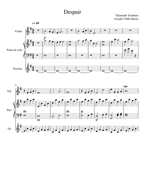 Despair Violín-Piano