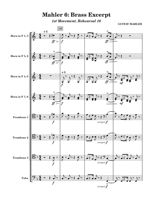 Symphony No. 6 in A Minor – Gustav Mahler