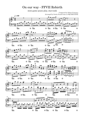 Free Final Fantasy Vii Ahead On Our Way by Nobuo Uematsu sheet
