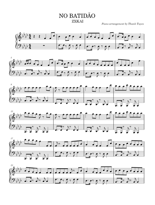 wiwj7vd3kf | Free sheet music | Download PDF or print on MuseScore.com
