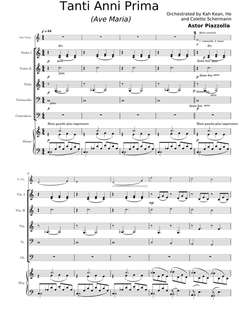 Tanti anni prima – Astor Piazzolla-structure Vibr'Accord- alto clef de sol et vc2