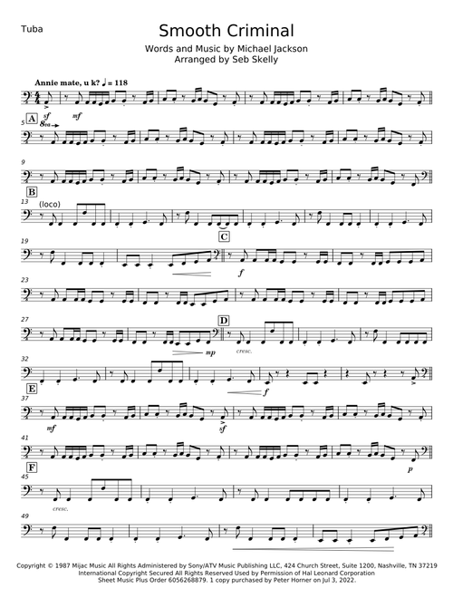 Smooth criminal - Michael Jackson
