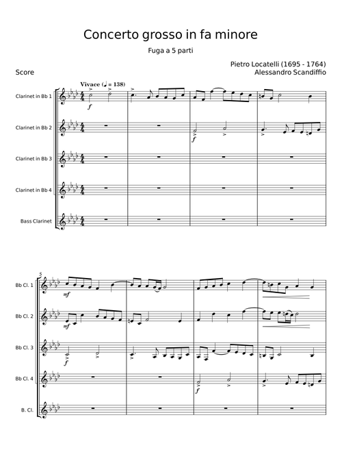 Concerto grosso in fa minore - Pietro Locatelli