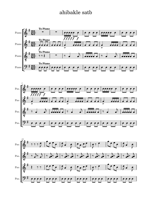 AHIBAKLE – Bienvenido Granda ahibakle_satb