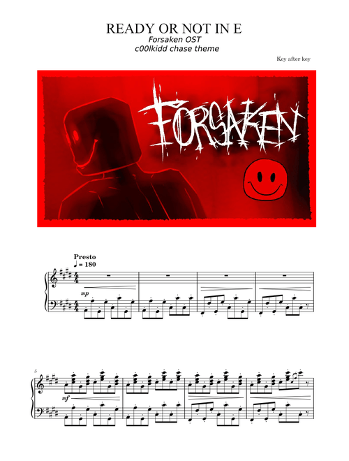 READY OR NOT - c00lkidd Chase Theme | Forsaken OST – Key after Key