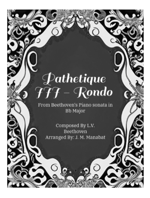 Piano Sonata No. 8, “Pathétique”, 3rd Movement Op.13 – Ludwig Van Beethoven
