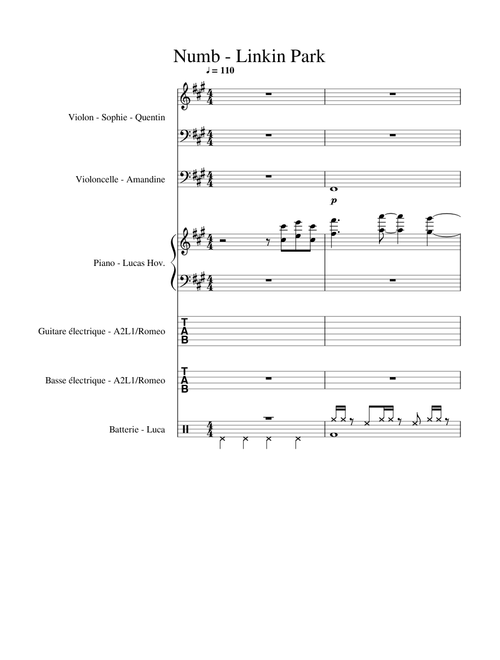 NUMB LINKIN PARK (full instrumental)