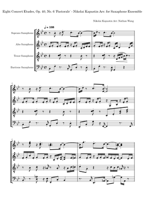 Eight Concert Etudes, Op.40, No.1 'Prelude' – Nikolai Kapustin