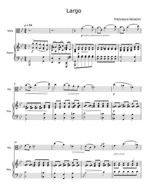 Largo - Francesco Maria Veracini