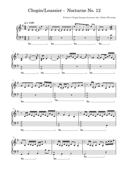 Nocturne No. 12 – Frédéric Chopin/Jacques Loussier