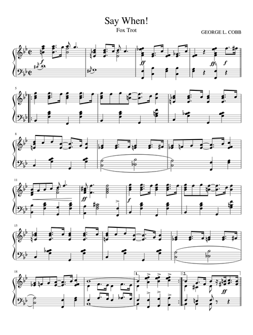 Say When! (1918)