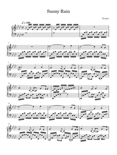 Sunny Rain – Yiruma