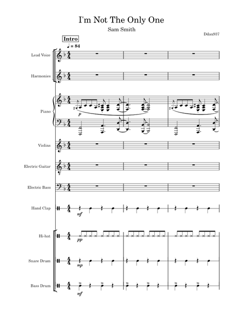 I'm Not the Only One – Sam Smith