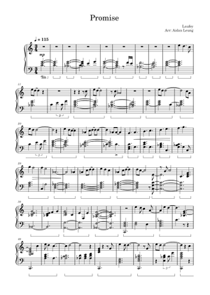 Play Official version of Promise Sheet Music by Laufey for Piano ...