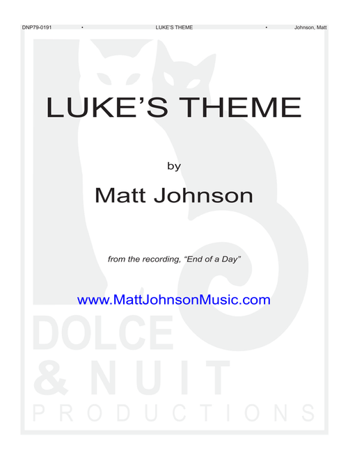 Luke's Theme - Matt Johnson (Piano Solo)