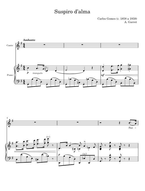 Suspiro d’alma - Carlos Gomes