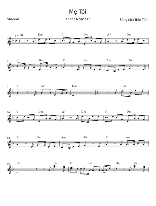 Mẹ Tôi - Trần Tiến