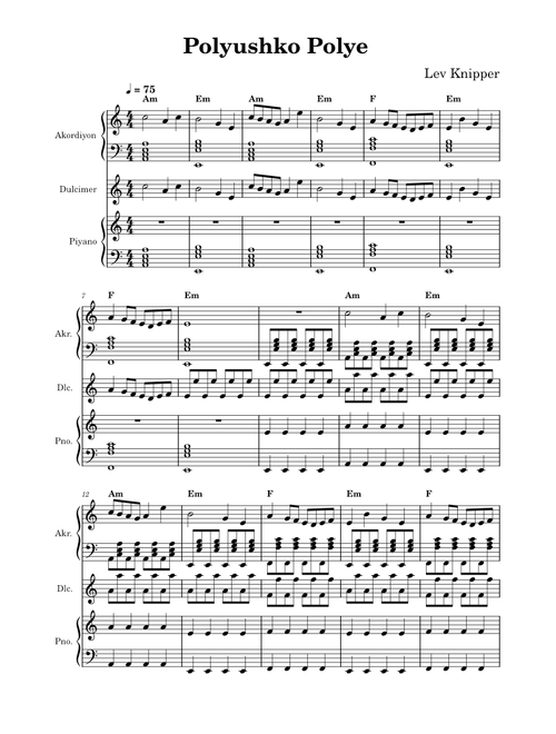 Polyushko Polye – Lev Knipper