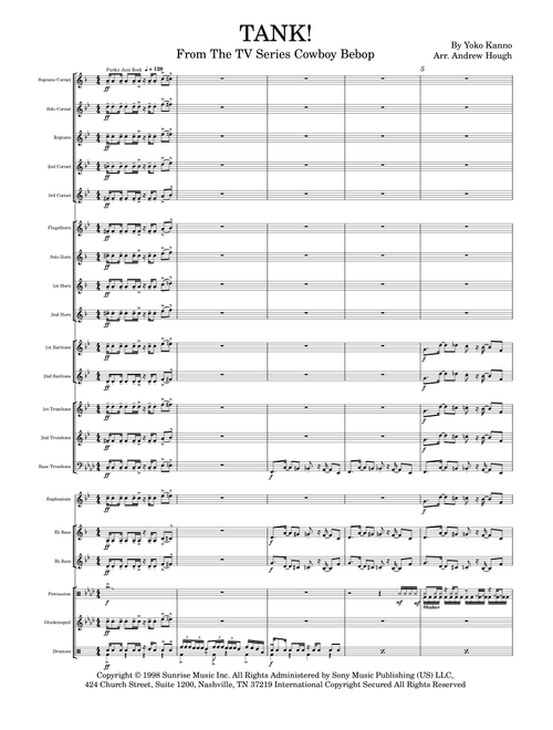 Tank! (Arr. Andrew Hough) - Yoko Kanno (Brass Band)