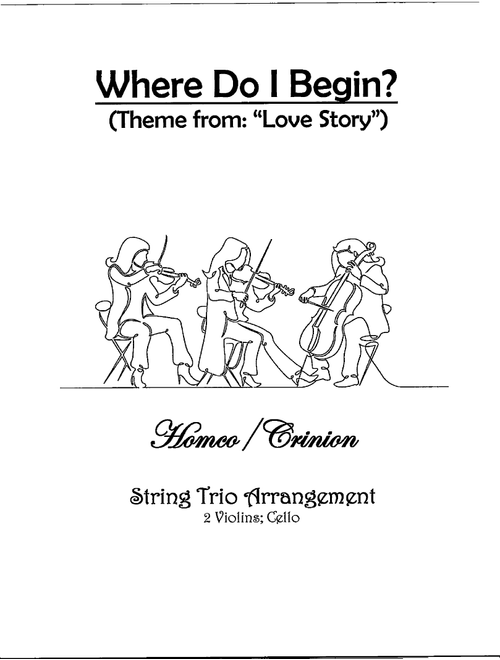 Where Do I Begin (Love Theme) (Arr. Homco/Crinion) - Andy Williams (String Ensemble)