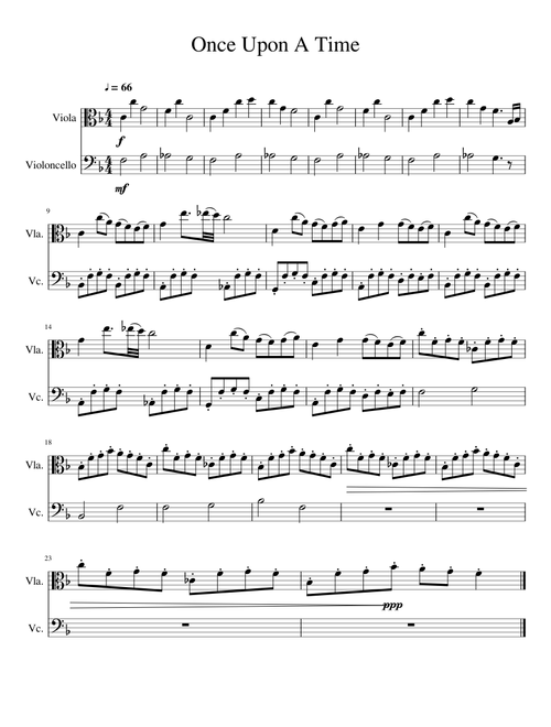 Once Upon A Time - Undertale (String Duet)