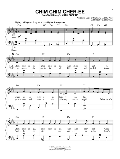 Chim Chim Cher-ee (from Mary Poppins) - Dick Van Dyke (Accordion)