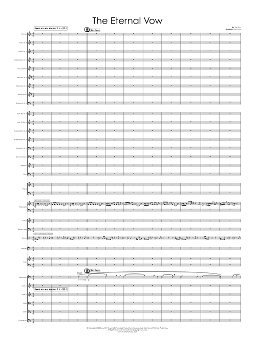 The Eternal Vow (Arr. Matt Amy) - Tan Dun (Full Orchestra)