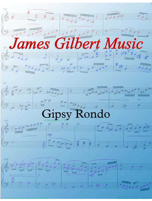Gipsy Rondo (Hungarian Rondo) (Arr. James Gilbert Music) - Franz Joseph Haydn (Piano Solo)