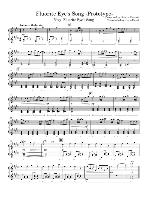 Fluorite Eye's Song -Prototype- – Satoru Kosaki Fluorite Eye's Song -Prototype-